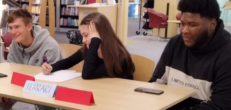 Students during a theory session