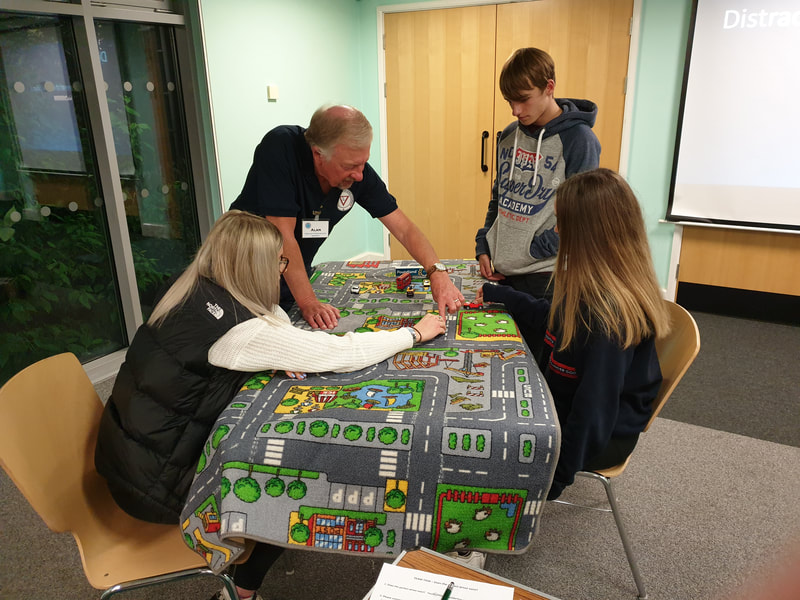 Group road-safety activity